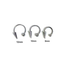 Load image into Gallery viewer, Titanium Steel Lip Cool Piercing Lip Studs Fashion Gothic Collar Punk Body Piercing Ring Belly Ring Lip Piercing Body Jewelry

