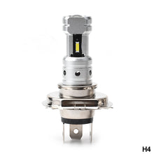 Load image into Gallery viewer, 4SMD CSP1860 LED Motorcycle Scooter Headlamp Head Light DRL High Low 80W Light White H4 P15D BA20D
