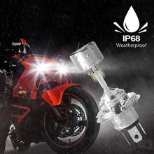 Load image into Gallery viewer, H4 H6 BA20D LED Motorcycle Headlight Blub DC 12V 6500K Moto Light CSP 1860 Chip Scooter Motobike Head Lamp
