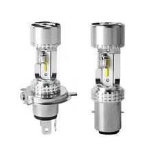 Load image into Gallery viewer, H4 H6 BA20D LED Motorcycle Headlight Blub DC 12V 6500K Moto Light CSP 1860 Chip Scooter Motobike Head Lamp
