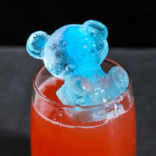 Load image into Gallery viewer, Silicone Bear Ice Cube Mold Celebrity Summer Ice Tea Coffee Milk Ice Maker Juice Bar Cocktail Wine Decoration Mold Tray Cafe Bar Tool
