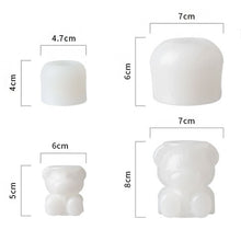 Load image into Gallery viewer, Silicone Rose Bear Ice Cube Mold Celebrity Summer Ice Tea Coffee Milk Ice Maker Juice Bar Cocktail Wine Decoration Mold Tray Cafe Bar Tool
