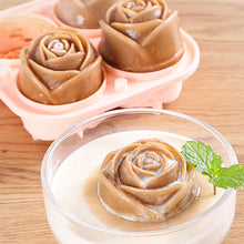 Load image into Gallery viewer, Silicone Rose Ice Cube Mold Summer Wiskey Beer Flower Ice Maker Juice Bar Cocktail Wine Decoration Mold Tray Kitchen Tool
