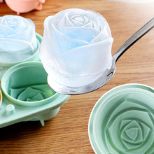 Load image into Gallery viewer, Silicone Rose Ice Cube Mold Summer Wiskey Beer Flower Ice Maker Juice Bar Cocktail Wine Decoration Mold Tray Kitchen Tool
