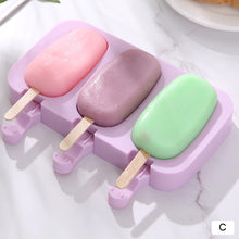 Load image into Gallery viewer, Silicone Ice Cream Mold Popsicle Molds DIY Homemade Cartoon Ice Cream Popsicle Ice Pop Maker Mould
