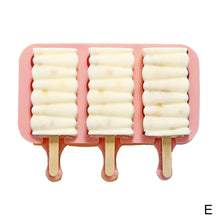 Load image into Gallery viewer, Silicone Ice Cream Mold Popsicle Molds DIY Homemade Cartoon Ice Cream Popsicle Ice Pop Maker Mould
