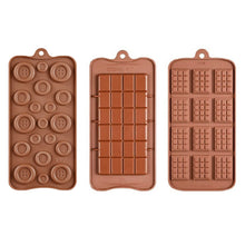 Load image into Gallery viewer, Letters Numbers Waffle Silicone Mold DIY Chocolate Cake Mold Baking Tray Dessert Pastry Cake Decorating Tools Ice Cube Mould
