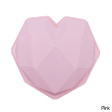 Load image into Gallery viewer, Large Silicone Diamond Heart Cake Mold Chocolate Fondant Cake Decoration Baking Tool Mousse Cake Dessert Candy Pastry Baking Accessories

