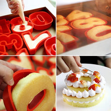 Load image into Gallery viewer, 10 inch Silicone Numbers Cake Mold Birthday Digit Cake Decoration Baking Tool Fondant Cake Baking Mold Bakeware
