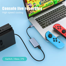 Load image into Gallery viewer, 1080P HD Video Capture Card Loop Out USB HDMI Live Streaming Audio Game Live Recording Box For Xbox One PS4 Nintendo Switch
