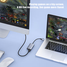 Load image into Gallery viewer, 1080P HD Video Capture Card Loop Out USB HDMI Live Streaming Audio Game Live Recording Box For Xbox One PS4 Nintendo Switch

