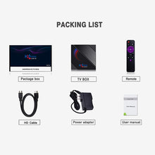 Load image into Gallery viewer, H96 MAX H616 TV Box Android 4G 64GB Smart WIFI 4K Set Top Box Home Theater Media Player
