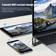 Load image into Gallery viewer, 300M USB Wireless Network Card Free Drive High Speed Wifi Transmitter Receiver for Win XP/7/8/8.1/10

