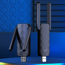 Load image into Gallery viewer, 1800M Wifi 6 High Speed USB Wireless Network Card Free Drive Transmitter Receiver for Win 7/10/11 Computer Laptop
