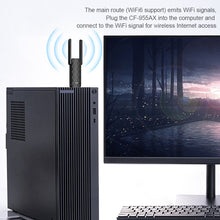 Load image into Gallery viewer, 1800M Wifi 6 High Speed USB Wireless Network Card Free Drive Transmitter Receiver for Win 7/10/11 Computer Laptop
