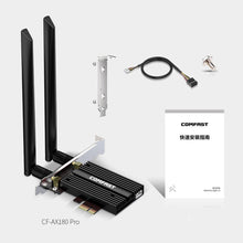 Load image into Gallery viewer, Bluetooth-compatible 5.2 WiFi6 1800M Wireless Adapter 6G/2.4GHz WiFi OFDMA Technology PCI-E Network Card Transmitter
