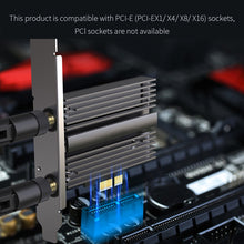 Load image into Gallery viewer, 3000M WiFi6E PCI-E Tri-band Computer Built-in Gaming Network Card Bluetooth-compatible 5.2 5G/2.4GHz WiFi Wireless Adapter

