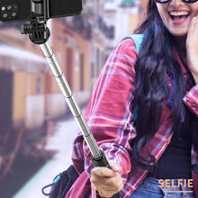 Load image into Gallery viewer, Wireless Selfie Stick Bluetooth-compatible Foldable Tripod With Fill Light Shutter Remote Control For Action Camera Smartphone
