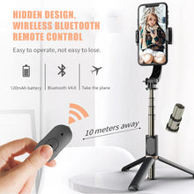 Load image into Gallery viewer, Q08 Bluetooth-compatible Handhold Gimbal Stabilizer Wireless Selfie Stick Expandable Foldable Tripod For Android IOS
