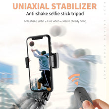 Load image into Gallery viewer, Q08 Bluetooth-compatible Handhold Gimbal Stabilizer Wireless Selfie Stick Expandable Foldable Tripod For Android IOS
