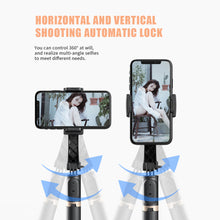Load image into Gallery viewer, Q08 Bluetooth-compatible Handhold Gimbal Stabilizer Wireless Selfie Stick Expandable Foldable Tripod For Android IOS
