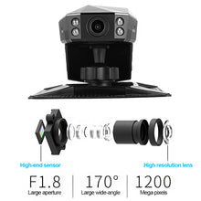 Load image into Gallery viewer, 1080P Car Center Console Dashcam Full HD Dash Cam Video Driving Recorder with Center Console LCD Car DVR Video Recorder Parking Monitor
