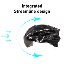 Load image into Gallery viewer, Magnetic Visor Goggles Integrated Bicycle Helmet Ultralight Road Mtb Mountain Bike Ventilated Cycling Helmet Safety Cap
