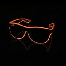 Load image into Gallery viewer, EL Luminous Glasses LED Glowing Neon Party Flashing Glasses for Festival Celebration Party Bar Performing Fluorescent Accessories

