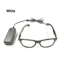 Load image into Gallery viewer, EL Luminous Glasses LED Glowing Neon Party Flashing Glasses for Festival Celebration Party Bar Performing Fluorescent Accessories
