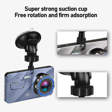 Load image into Gallery viewer, 4" Full HD Dashcam Dual Lens Car DVR Camera Rear View Dual Lens Video Recorder Cycle 1080P Video Mirror Recorder Dash Cam

