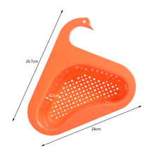 Load image into Gallery viewer, Multifunctional Swan Shape Sink Drain Basket Hanging Kitchen Storage Baskets Sink Drainer Kitchen Waste Sink Bathroom Basin
