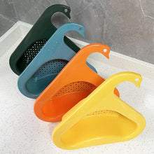 Load image into Gallery viewer, Multifunctional Swan Shape Sink Drain Basket Hanging Kitchen Storage Baskets Sink Drainer Kitchen Waste Sink Bathroom Basin
