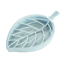 Load image into Gallery viewer, Bathroom Soap Box Soap Holder Double Layer Leaf Shape Dish Storage Non-slip Toilet Kitchen Drain Soap Holder Household Tray
