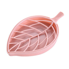 Load image into Gallery viewer, Bathroom Soap Box Soap Holder Double Layer Leaf Shape Dish Storage Non-slip Toilet Kitchen Drain Soap Holder Household Tray
