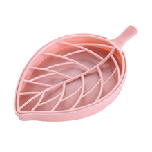Load image into Gallery viewer, Bathroom Soap Box Soap Holder Double Layer Leaf Shape Dish Storage Non-slip Toilet Kitchen Drain Soap Holder Household Tray
