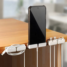 Load image into Gallery viewer, 3Pcs Wire Holder Clamp Table Fixed Line Clamp Cable Manager Organizer Desktop Data Cable Clips Storage Home Storage
