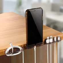 Load image into Gallery viewer, 3Pcs Wire Holder Clamp Table Fixed Line Clamp Cable Manager Organizer Desktop Data Cable Clips Storage Home Storage
