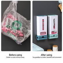 Load image into Gallery viewer, Wall Mounted Bag Holder Trash Bag Dispenser Plastic Organizer Plastic Storage Box Bekas Letak Plastik Sampah
