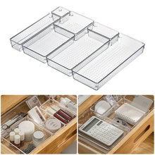 Load image into Gallery viewer, Transparent Drawer Box Cosmetic Cabinet Anti-Scratch Drawer Organizer Office Desk Storage Box Drawer Organizer Storage Box Stationery Organizer
