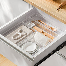 Load image into Gallery viewer, Transparent Drawer Box Cosmetic Cabinet Anti-Scratch Drawer Organizer Office Desk Storage Box Drawer Organizer Storage Box Stationery Organizer
