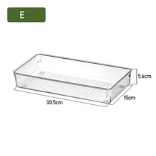 Load image into Gallery viewer, Transparent Drawer Box Cosmetic Cabinet Anti-Scratch Drawer Organizer Office Desk Storage Box Drawer Organizer Storage Box Stationery Organizer
