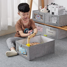 Load image into Gallery viewer, Foldable Drawer Wardrobe Clothes Organizer Storage Box Multi-size Linen Cloth Storage Box Organizing Basket Home Storage
