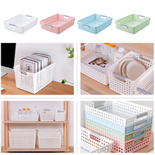 Load image into Gallery viewer, Multipurpose Storage Basket Kitchen Storage Organizer Kitchen Organizer Box Makeup Organizer Cabinet Storage Plastic Container
