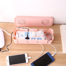 Load image into Gallery viewer, Wire Cable Socket Organizer Table Charger Wire Safety Storage Box Dust-proof Power Strip Wire Case Socket Organizer
