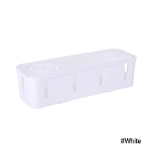 Load image into Gallery viewer, Wire Cable Socket Organizer Table Charger Wire Safety Storage Box Dust-proof Power Strip Wire Case Socket Organizer
