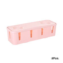Load image into Gallery viewer, Wire Cable Socket Organizer Table Charger Wire Safety Storage Box Dust-proof Power Strip Wire Case Socket Organizer
