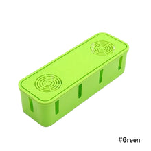 Load image into Gallery viewer, Wire Cable Socket Organizer Table Charger Wire Safety Storage Box Dust-proof Power Strip Wire Case Socket Organizer
