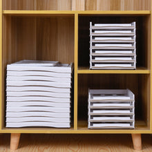 Load image into Gallery viewer, Folding Clothes Organization Wardrobe Organizer Cloth Storage High Capacity Stackable Drawer Basket Cabinet Underwear Box
