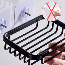 Load image into Gallery viewer, Bathroom Soap Box Soap Holder Toilet Kitchen Dish Storage Space Aluminum Drain Soap Holder Bathroom Storage Sticky Wall
