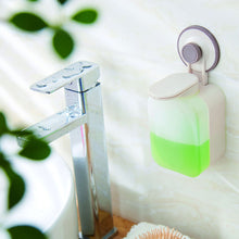 Load image into Gallery viewer, Soap Dispenser Wall-mounted Squeezing with Suction Cup for Bathroom Kitchen Soap Machine Wall Mounted Punch Free Plastic Press Soap Dispenser
